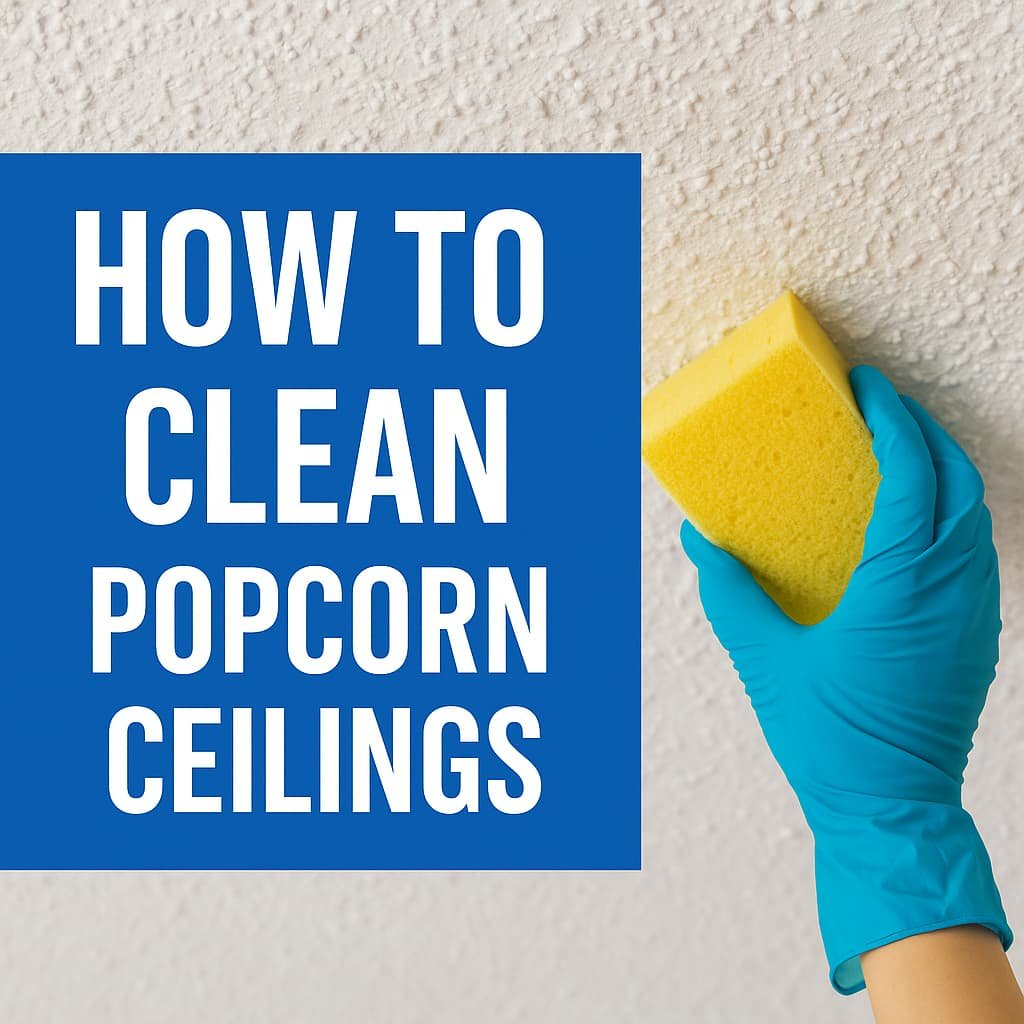 How to Clean Popcorn Ceilings