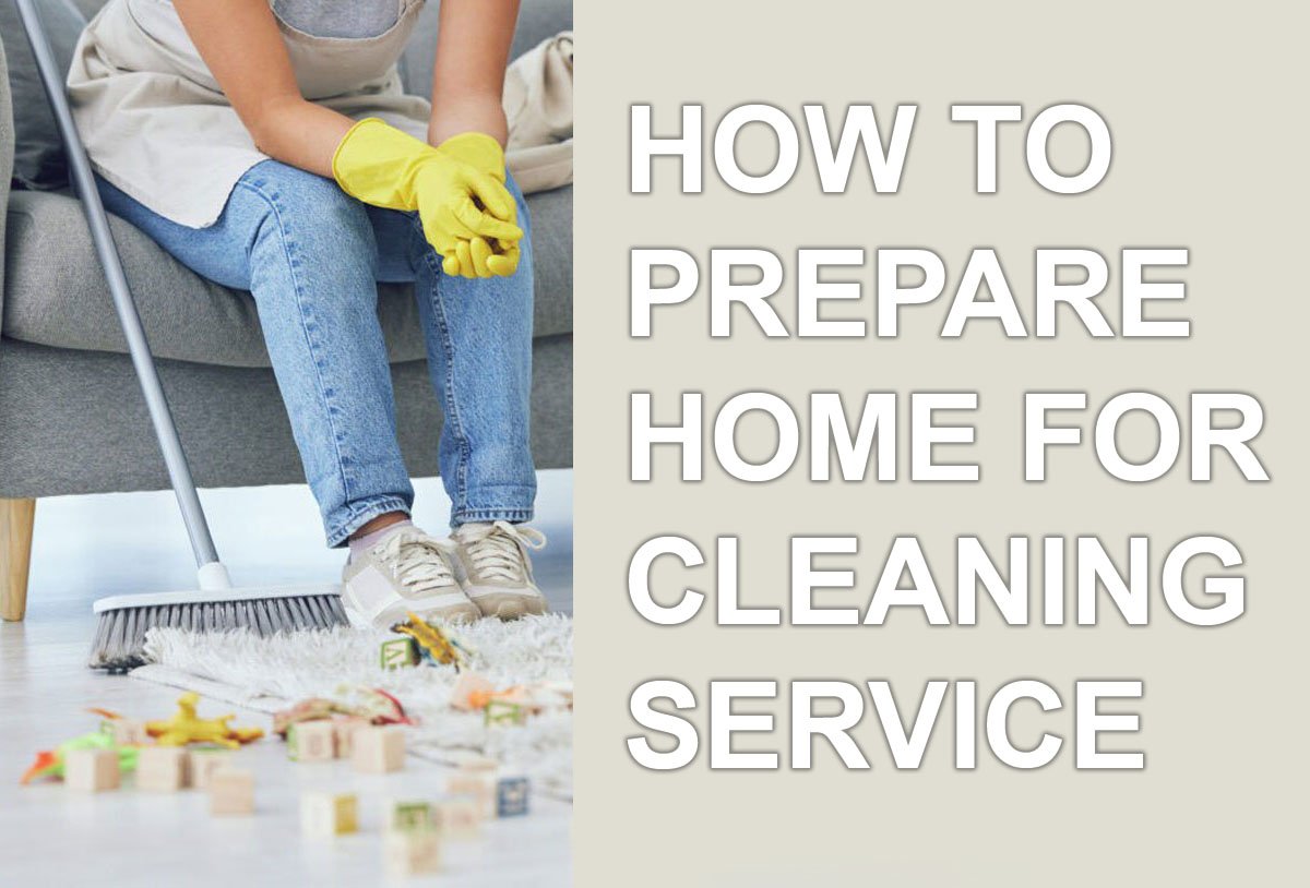 Preparing your home for a cleaning service: tidy surfaces and clear floors